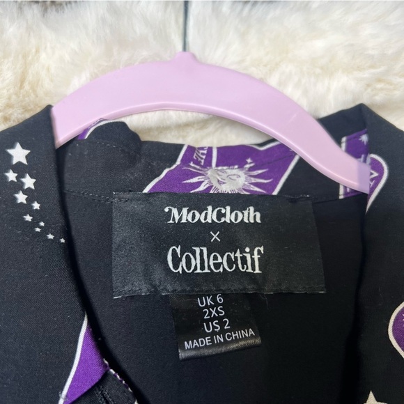 COLLECTIF X MODCLOTH MARY GRACE TAROT DECK SWING DRESS 2 - Picture 5 of 8